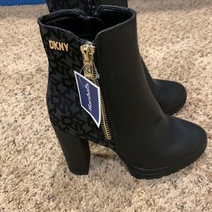 Women’s DKNY black dress boots NWT